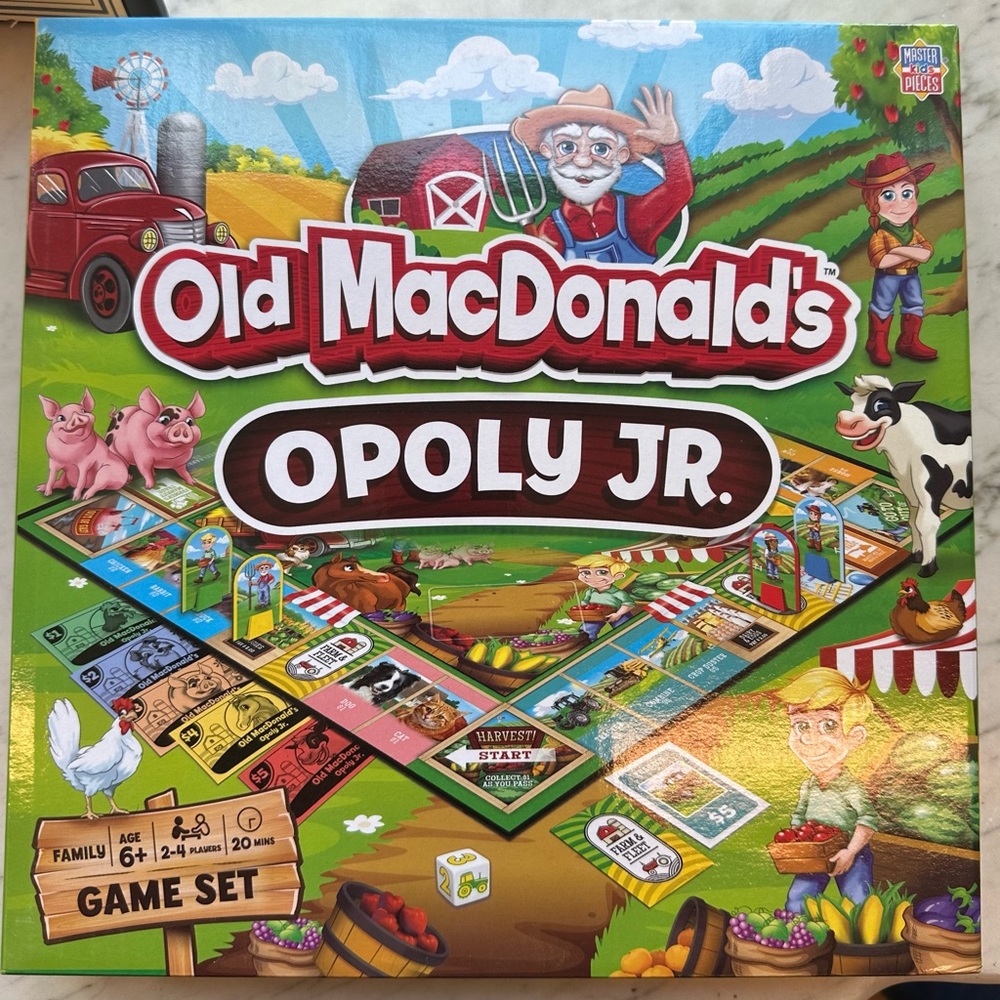 💕2 for $15💕 Old MacDonald’s Opoly Jr.
